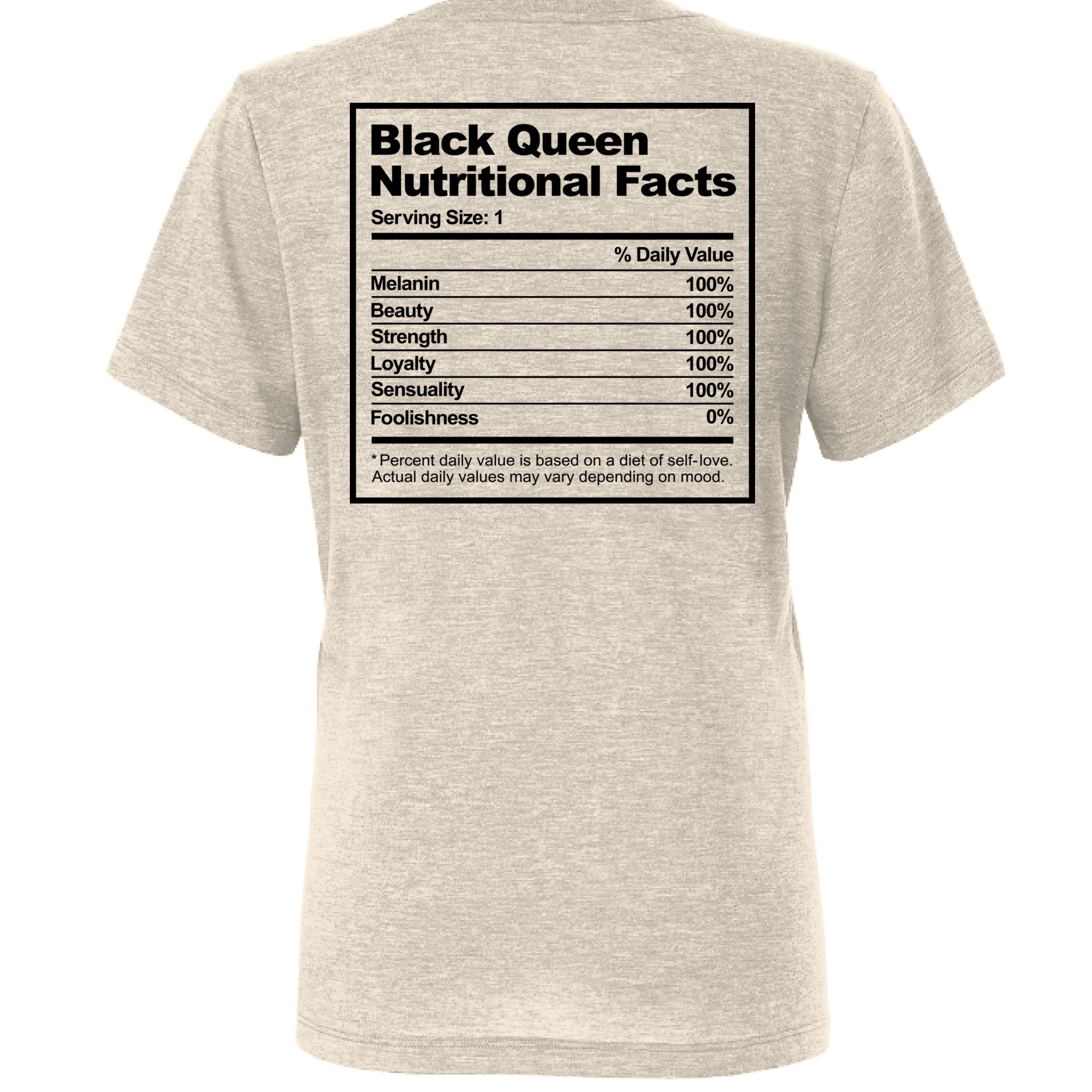 Solid Natural Triblend - BACK