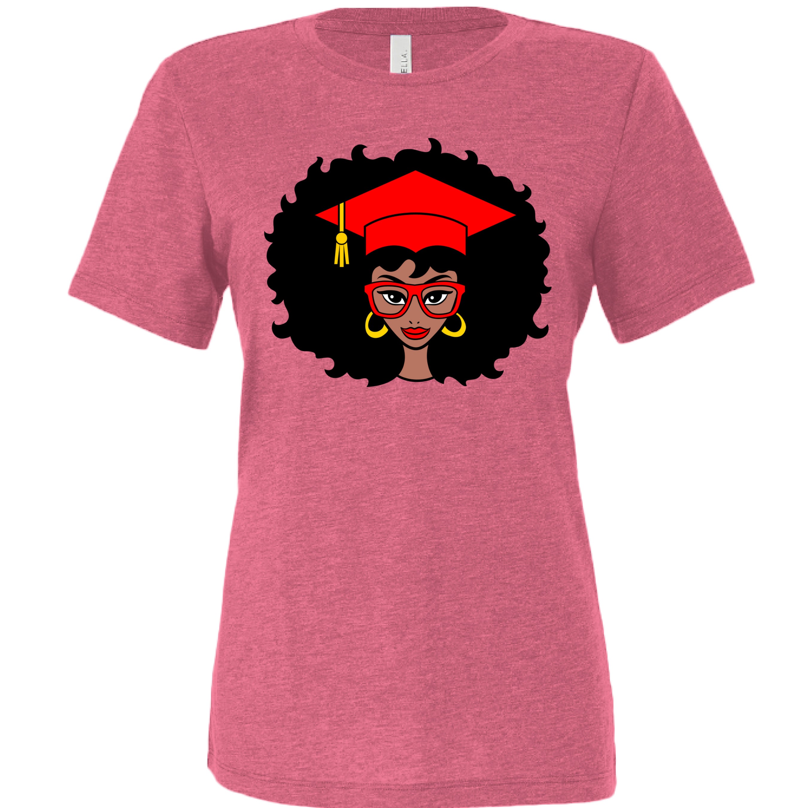 Char Pink Triblend - FRONT