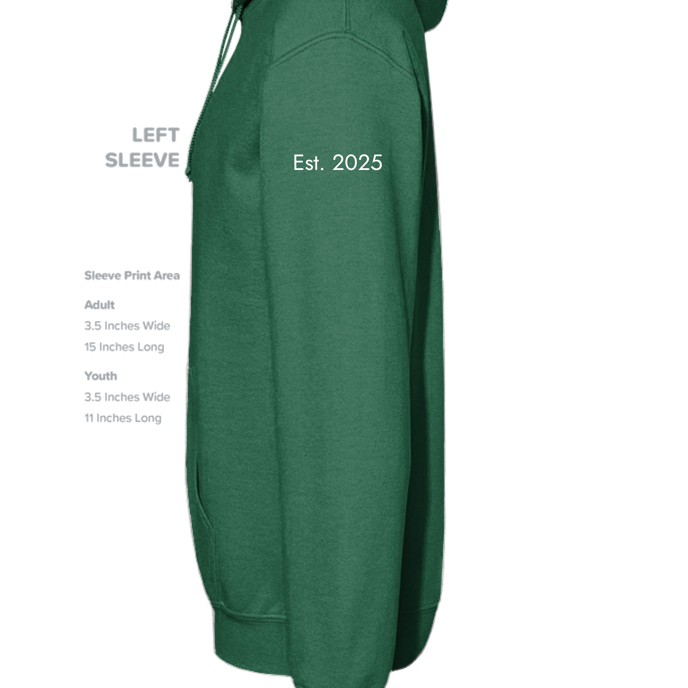 Fan Dark Green - G185 - SLEEVE_LEFT